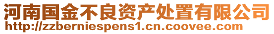 河南國(guó)金不良資產(chǎn)處置有限公司
