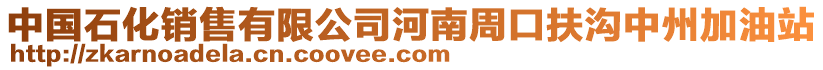 中國(guó)石化銷售有限公司河南周口扶溝中州加油站