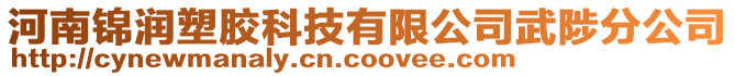 河南錦潤塑膠科技有限公司武陟分公司