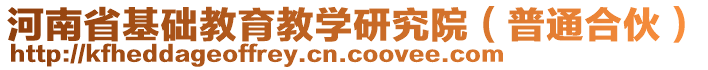 河南省基礎教育教學研究院（普通合伙）