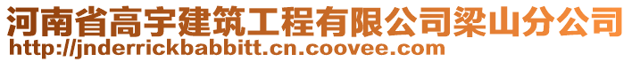 河南省高宇建筑工程有限公司梁山分公司