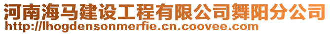 河南海馬建設(shè)工程有限公司舞陽分公司