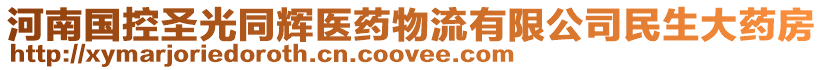 河南國控圣光同輝醫藥物流有限公司民生大藥房