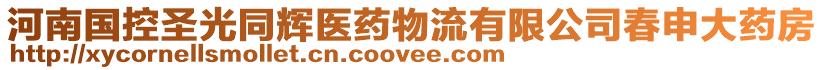 河南國(guó)控圣光同輝醫(yī)藥物流有限公司春申大藥房