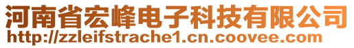 河南省宏峰電子科技有限公司