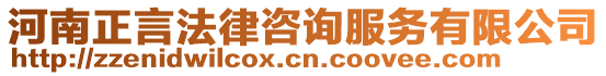 河南正言法律咨詢服務有限公司