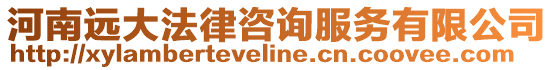 河南遠大法律咨詢服務有限公司