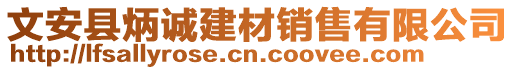 文安縣炳誠建材銷售有限公司