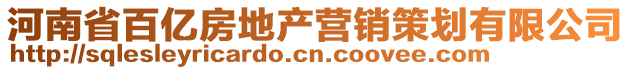 河南省百億房地產營銷策劃有限公司