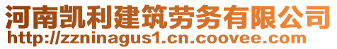 河南凱利建筑勞務(wù)有限公司