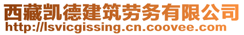 西藏凱德建筑勞務(wù)有限公司