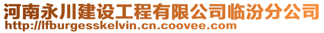 河南永川建設(shè)工程有限公司臨汾分公司