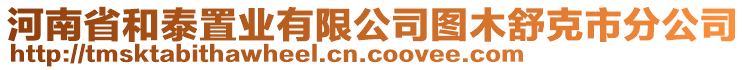 河南省和泰置業(yè)有限公司圖木舒克市分公司