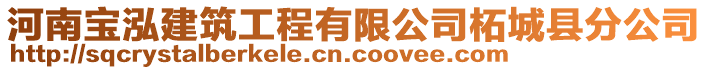 河南寶泓建筑工程有限公司柘城縣分公司