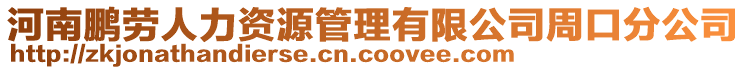 河南鵬勞人力資源管理有限公司周口分公司