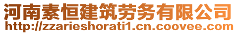 河南素恒建筑勞務(wù)有限公司