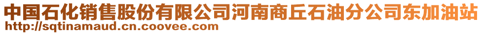 中國(guó)石化銷售股份有限公司河南商丘石油分公司東加油站