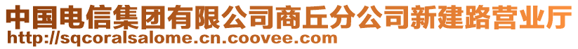 中國電信集團有限公司商丘分公司新建路營業(yè)廳