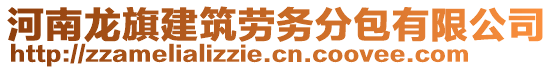 河南龍旗建筑勞務(wù)分包有限公司