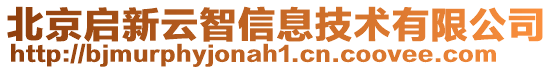 北京啟新云智信息技術(shù)有限公司