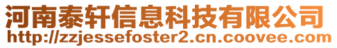 河南泰軒信息科技有限公司