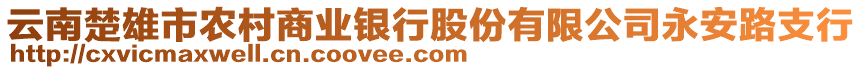 云南楚雄市農(nóng)村商業(yè)銀行股份有限公司永安路支行