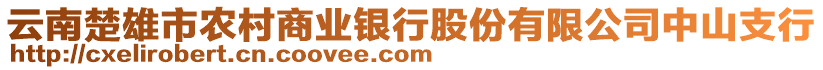 云南楚雄市農(nóng)村商業(yè)銀行股份有限公司中山支行