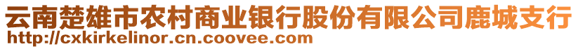 云南楚雄市農(nóng)村商業(yè)銀行股份有限公司鹿城支行