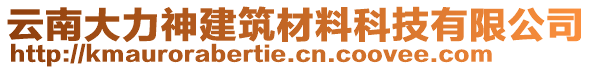 云南大力神建筑材料科技有限公司