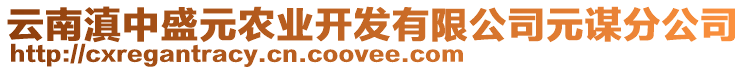 云南滇中盛元農(nóng)業(yè)開發(fā)有限公司元謀分公司