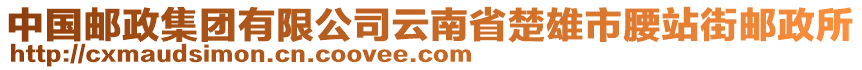 中國郵政集團有限公司云南省楚雄市腰站街郵政所