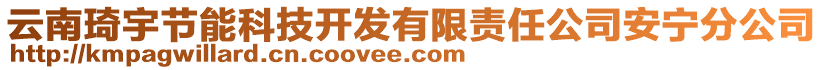 云南琦宇節(jié)能科技開發(fā)有限責任公司安寧分公司