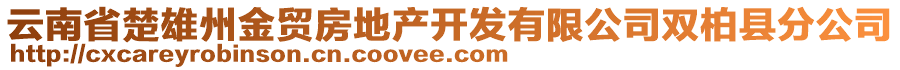 云南省楚雄州金貿房地產開發(fā)有限公司雙柏縣分公司