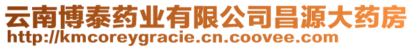 云南博泰藥業(yè)有限公司昌源大藥房