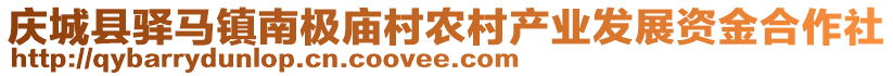 慶城縣驛馬鎮(zhèn)南極廟村農(nóng)村產(chǎn)業(yè)發(fā)展資金合作社