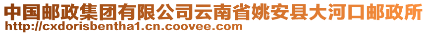 中國郵政集團(tuán)有限公司云南省姚安縣大河口郵政所