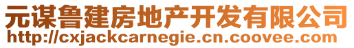 元謀魯建房地產(chǎn)開發(fā)有限公司