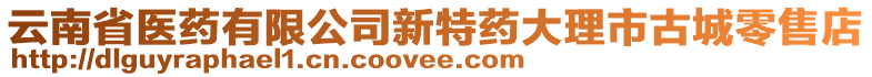 云南省醫(yī)藥有限公司新特藥大理市古城零售店