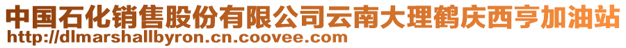 中國(guó)石化銷(xiāo)售股份有限公司云南大理鶴慶西亨加油站