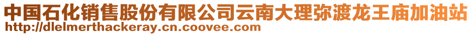 中國(guó)石化銷售股份有限公司云南大理彌渡龍王廟加油站