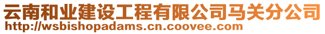 云南和業(yè)建設(shè)工程有限公司馬關(guān)分公司