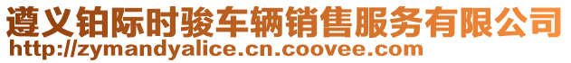 遵義鉑際時(shí)駿車輛銷售服務(wù)有限公司