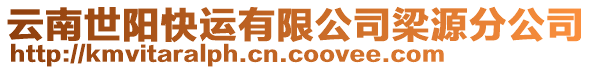 云南世陽快運有限公司梁源分公司