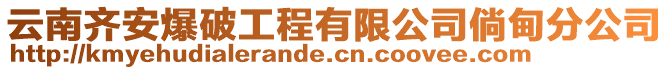 云南齊安爆破工程有限公司倘甸分公司