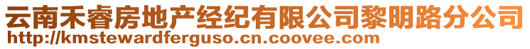 云南禾睿房地產(chǎn)經(jīng)紀(jì)有限公司黎明路分公司