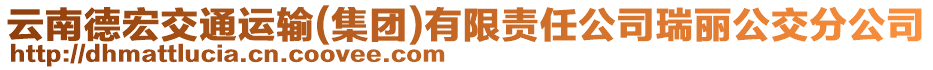 云南德宏交通運輸(集團)有限責任公司瑞麗公交分公司