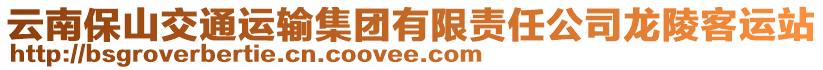 云南保山交通運(yùn)輸集團(tuán)有限責(zé)任公司龍陵客運(yùn)站