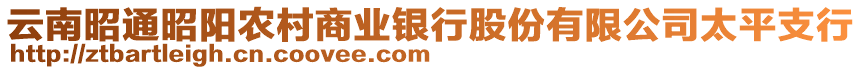 云南昭通昭陽農(nóng)村商業(yè)銀行股份有限公司太平支行