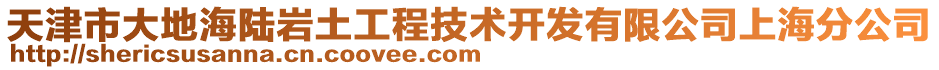 天津市大地海陸巖土工程技術(shù)開(kāi)發(fā)有限公司上海分公司