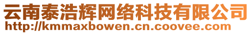 云南泰浩輝網(wǎng)絡(luò)科技有限公司